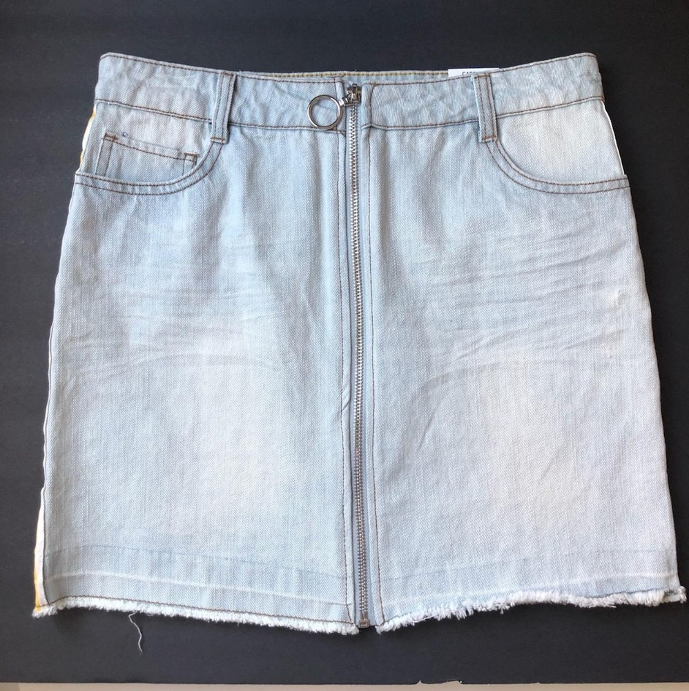 Epic Threads Big Girls Side Stripe  Denim Skirt